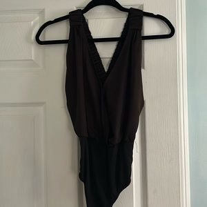 Kittenish Black Body Suit